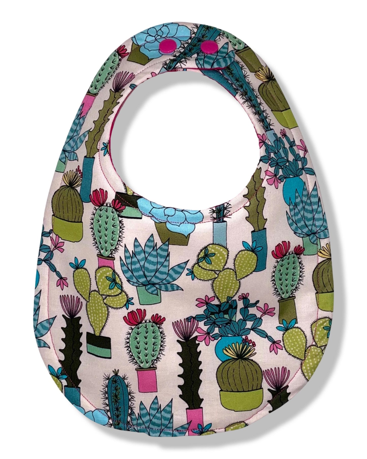 Flowers & Cacti Bib