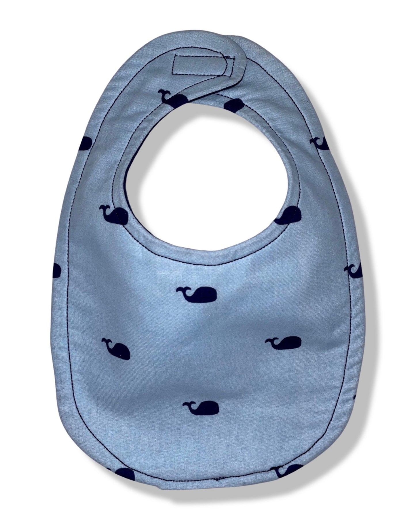 Nautical Whales Bib