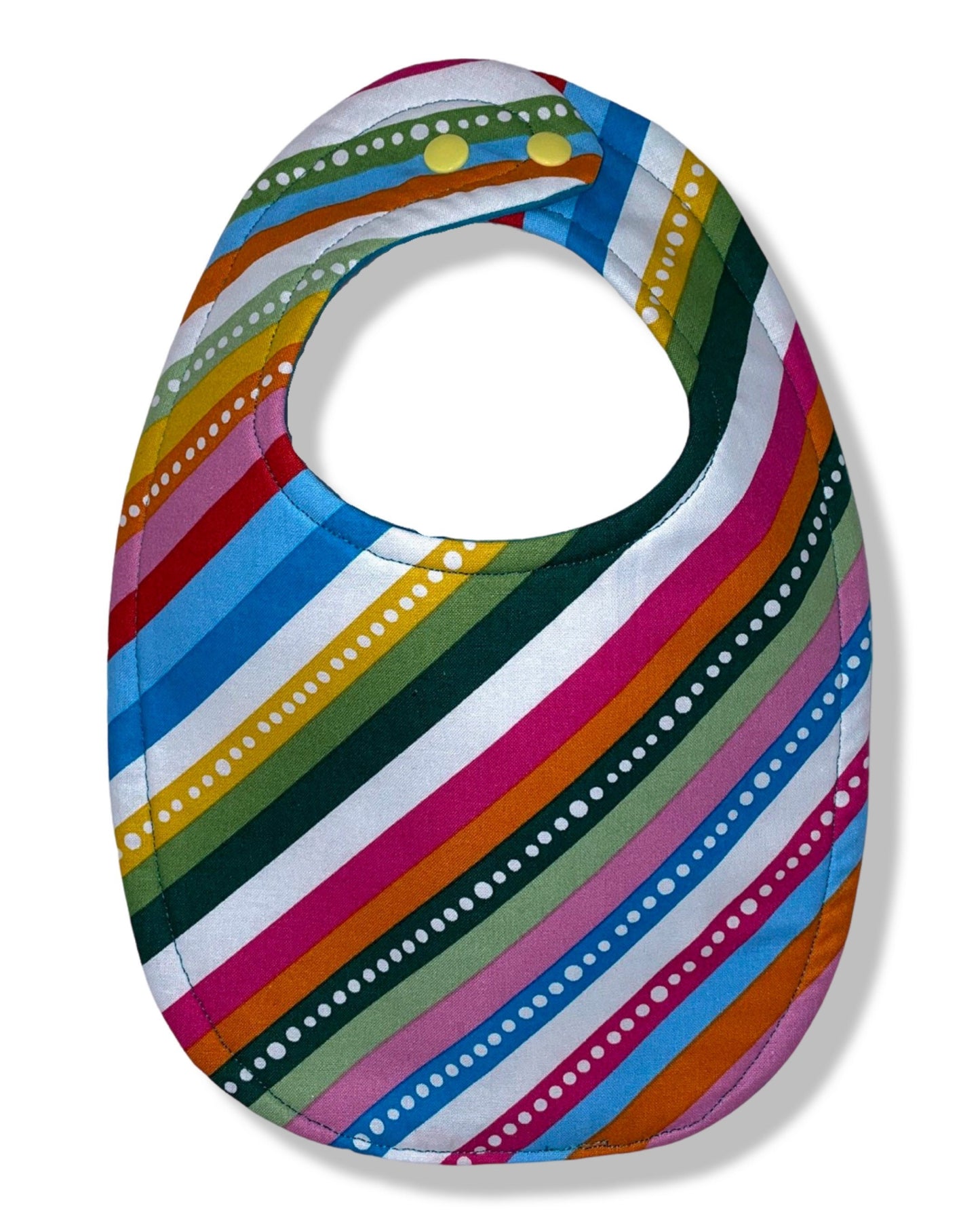 Colorful Tie Dye Rainbow Bib