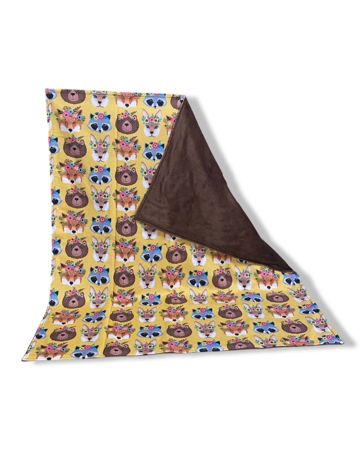 Woodland Animals Baby Blanket