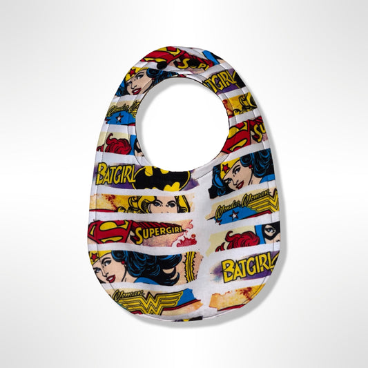 DC Comics Female Superheroes Bib