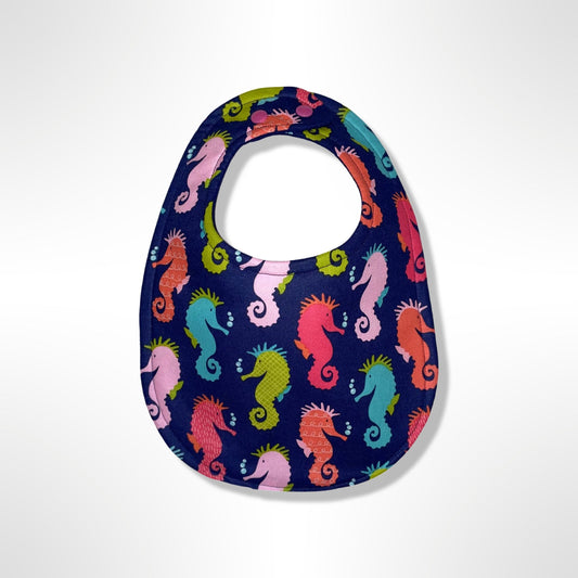 Seahorses Bib