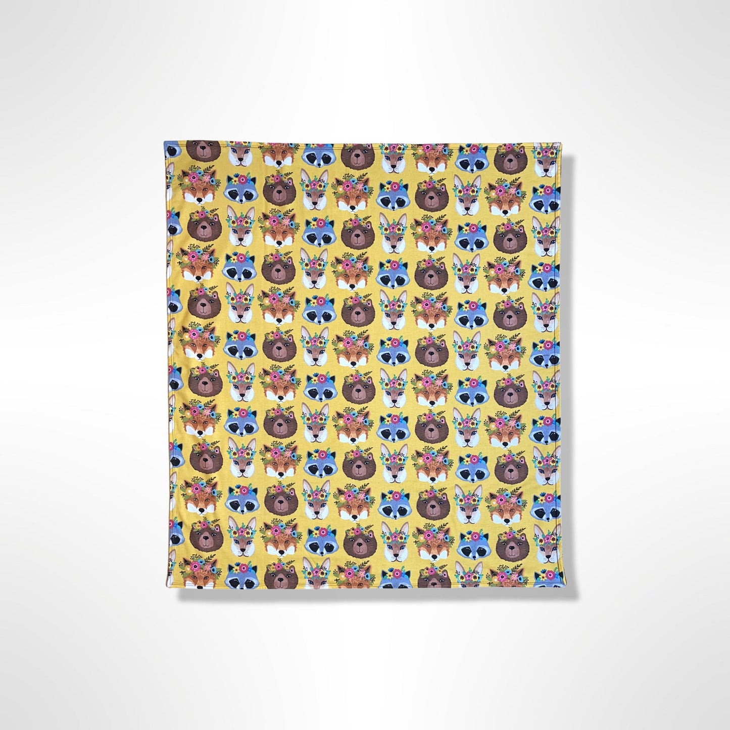 Woodland Animals Baby Blanket