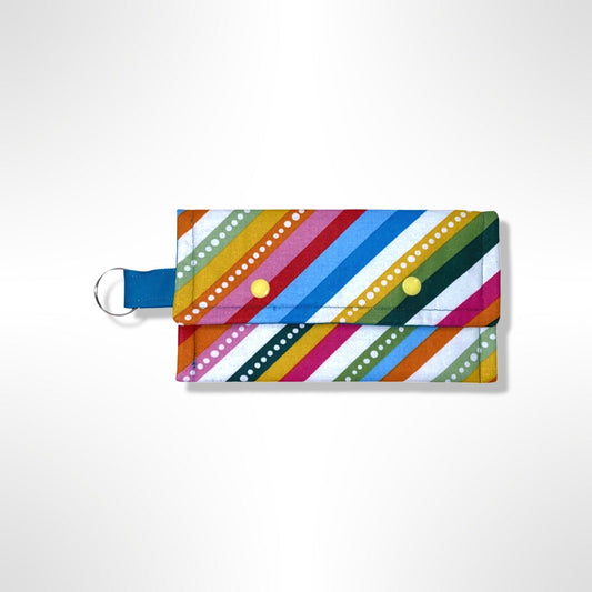 Diagonal Stripes Multifunctional Pouch