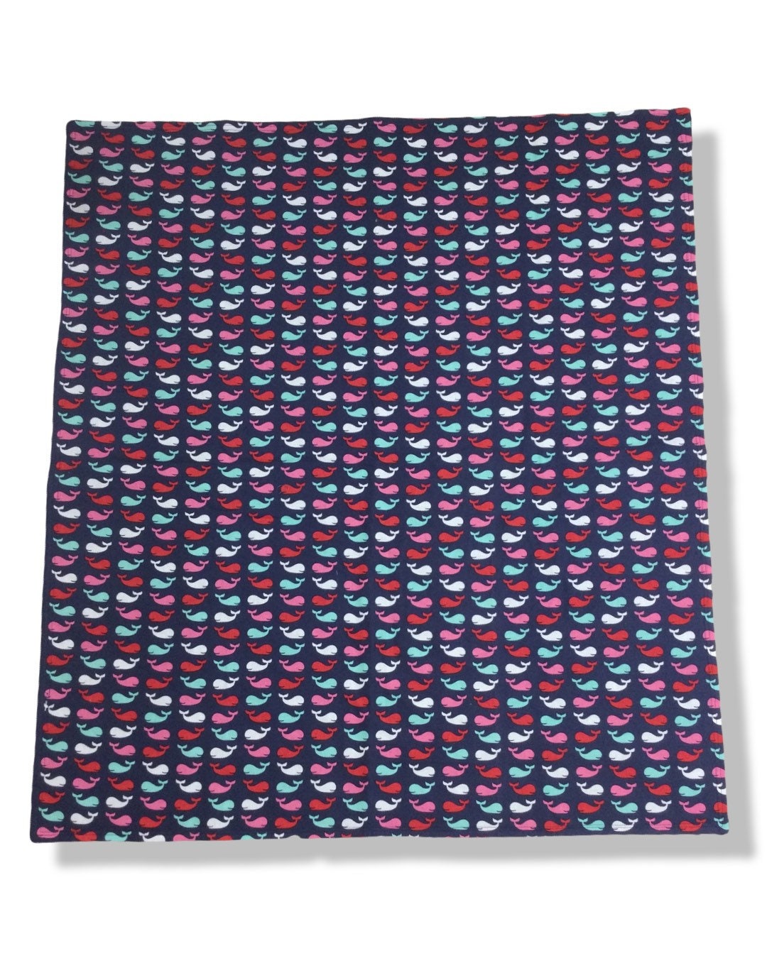 Whales Multicolor Baby Blanket